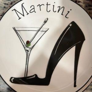 Martini plates set of 2